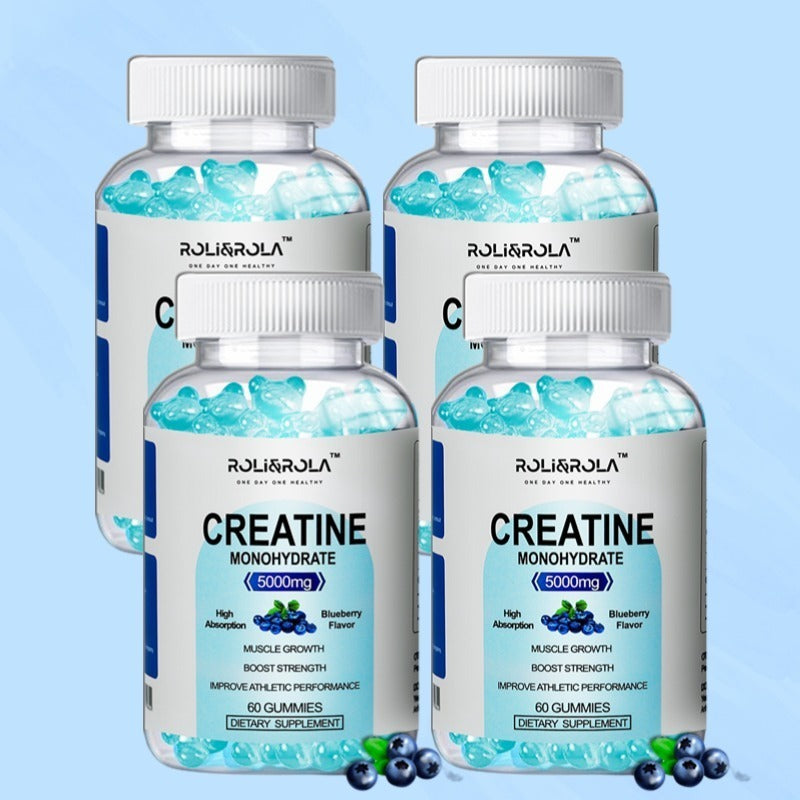High Strength Creatine Monohydrate Gummies, Blueberry